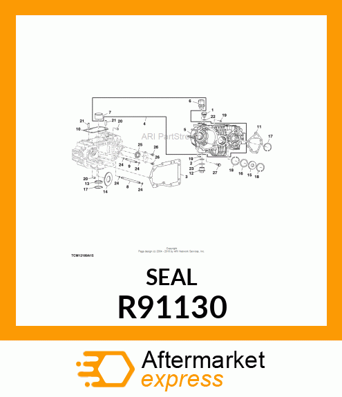 SEAL, SEAL TC 25 42 8 NITRILE RUBB R91130