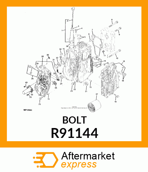 TAPPING SCREW 8X 20 R91144