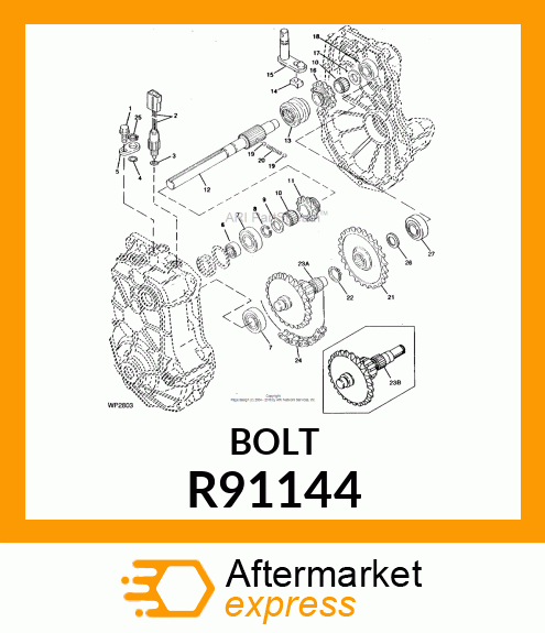 TAPPING SCREW 8X 20 R91144