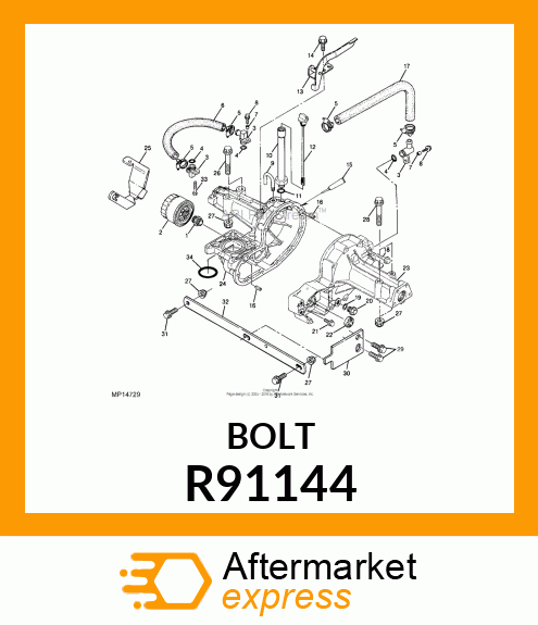 TAPPING SCREW 8X 20 R91144