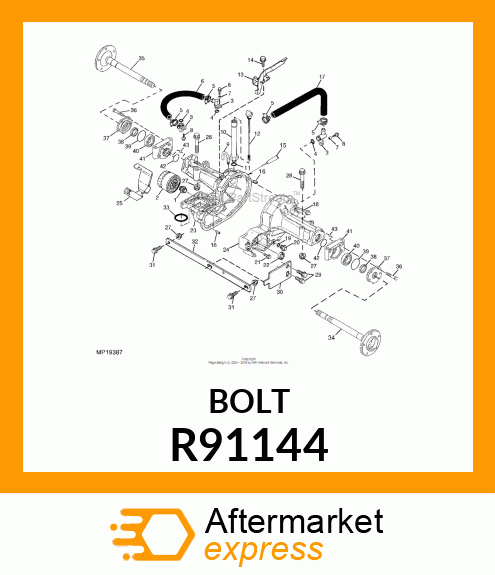 TAPPING SCREW 8X 20 R91144