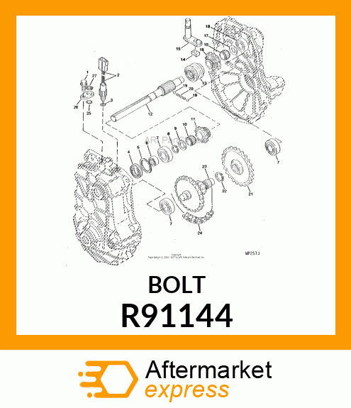 TAPPING SCREW 8X 20 R91144