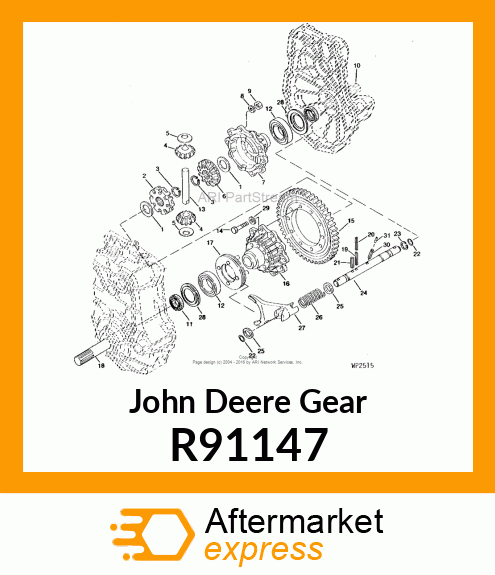 GEAR (R. DIFF.) R91147