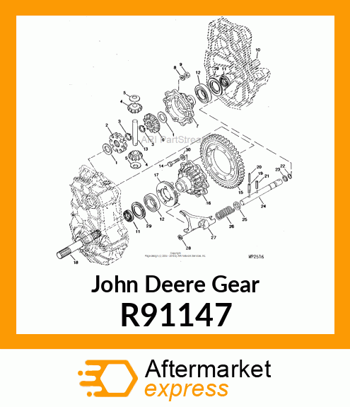 GEAR (R. DIFF.) R91147