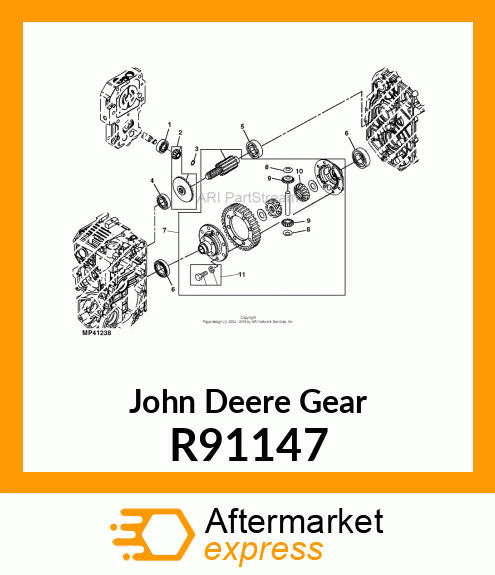 GEAR (R. DIFF.) R91147