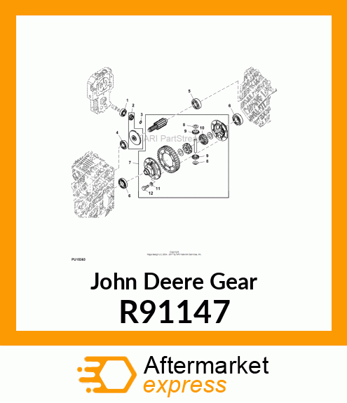 GEAR (R. DIFF.) R91147