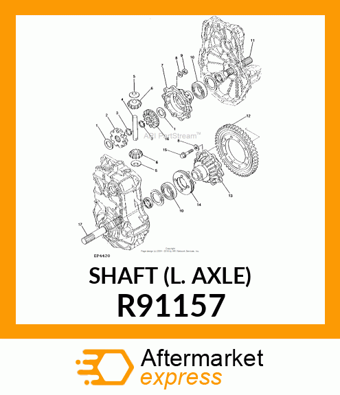 SHAFT (L. AXLE) R91157