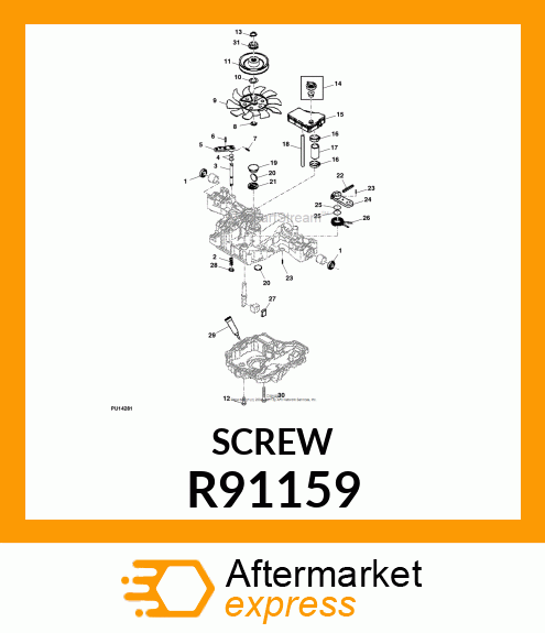 TAPPING SCREW 8 X 30 R91159