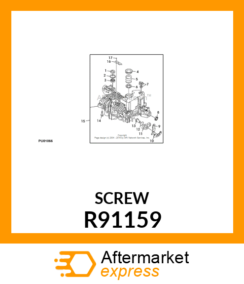 TAPPING SCREW 8 X 30 R91159