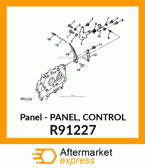 Panel - PANEL, CONTROL R91227