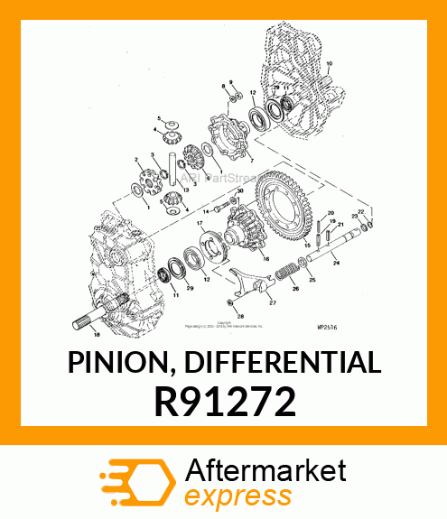 PINION, DIFFERENTIAL R91272