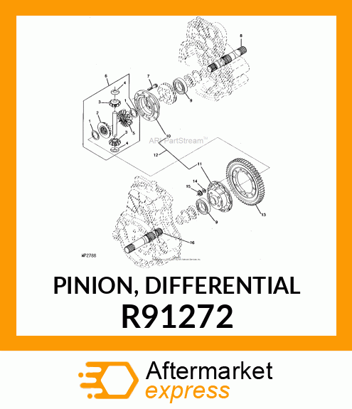 PINION, DIFFERENTIAL R91272