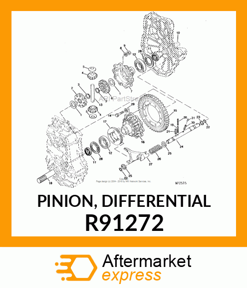 PINION, DIFFERENTIAL R91272