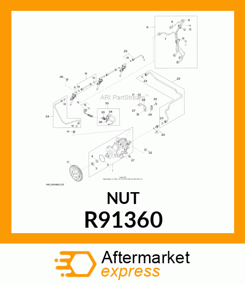 NUT R91360