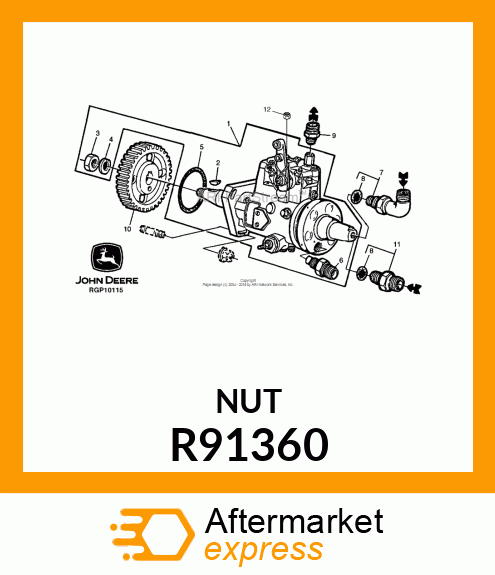 NUT R91360