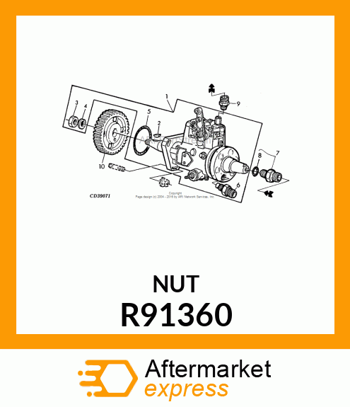 NUT R91360