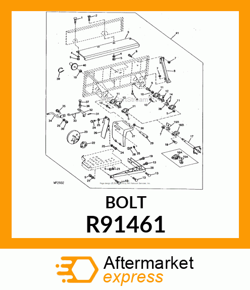 SCREW, SPECIAL HEX R91461