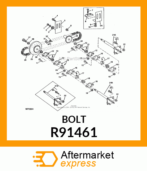 SCREW, SPECIAL HEX R91461