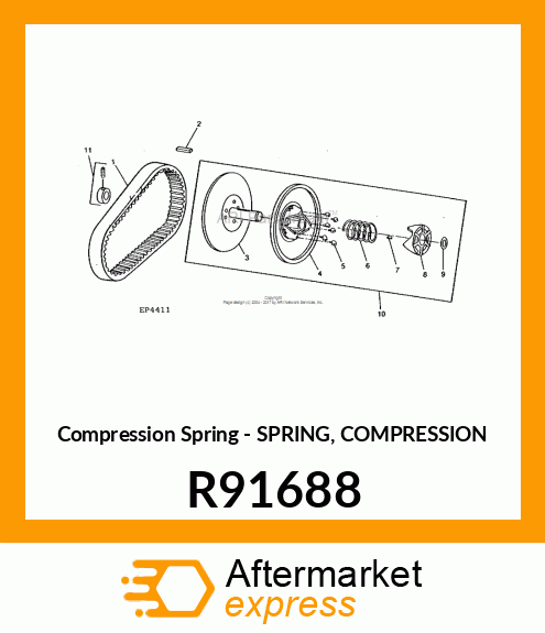 Compression Spring - SPRING, COMPRESSION R91688