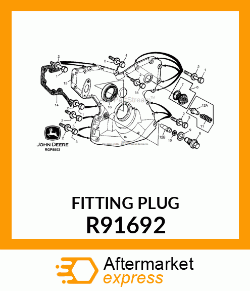 FITTING PLUG R91692