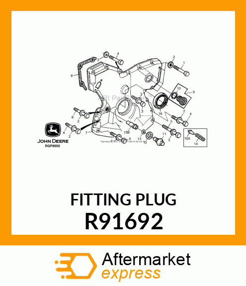 FITTING PLUG R91692