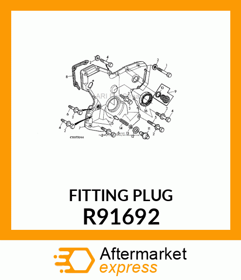 FITTING PLUG R91692