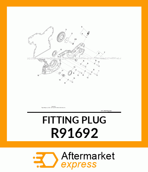 FITTING PLUG R91692