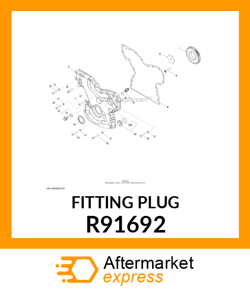 FITTING PLUG R91692