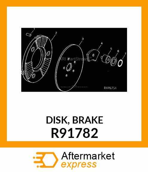 DISK, BRAKE R91782