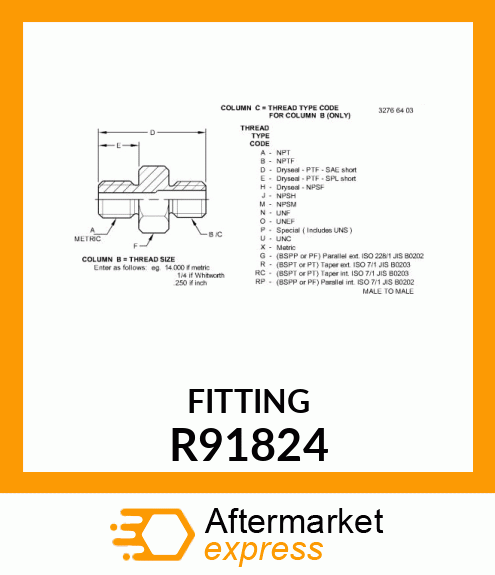 FITTING R91824