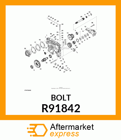 SCREW, HEX SOCKET HEAD, SPECIAL R91842