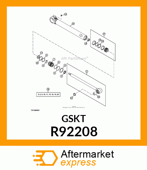 RING, SEAL R92208