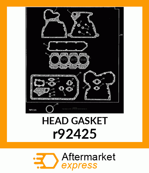 GASKET,CYLINDER HEAD r92425