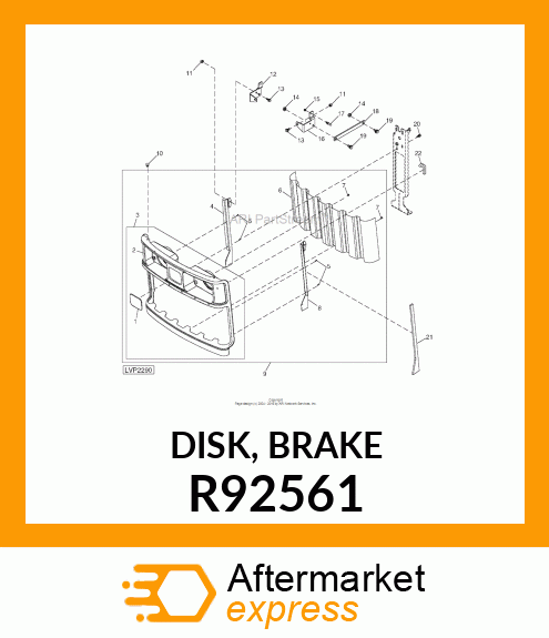 DISK, BRAKE R92561