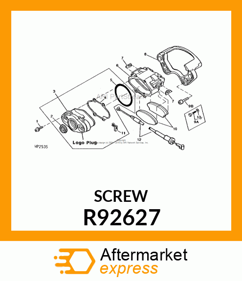 SCREW, SOCKET LOCKING R92627