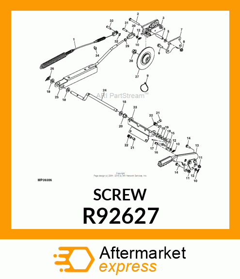 SCREW, SOCKET LOCKING R92627