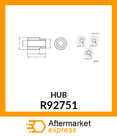 HUB R92751