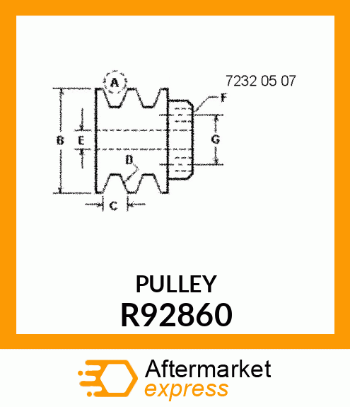 Pulley R92860