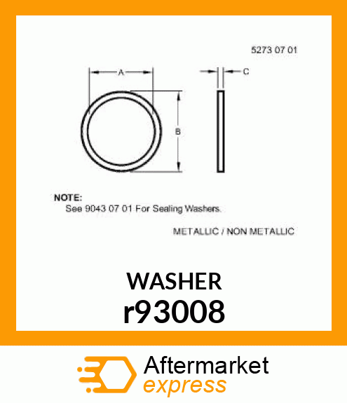 RING, SEALING r93008