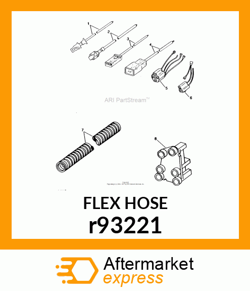 CORRUGATED NYLON HOSE, 0.63IN ID r93221