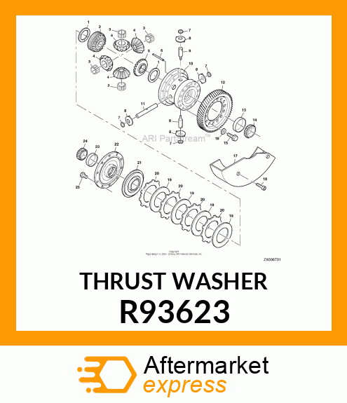 THRUST WASHER R93623