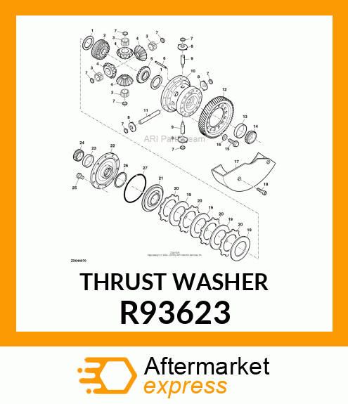 THRUST WASHER R93623