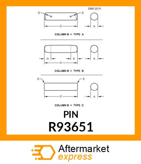 ROLLER, NEEDLE R93651