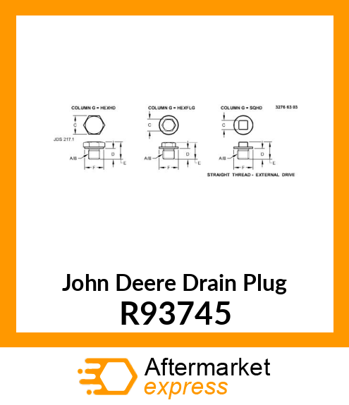 PLUG,SCREW R93745