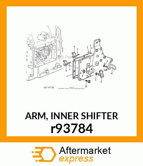 ARM, INNER SHIFTER r93784
