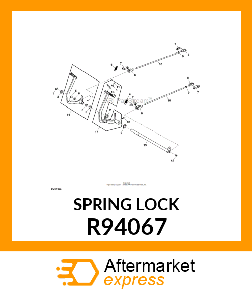 PIN FASTENER, CLEVIS R94067