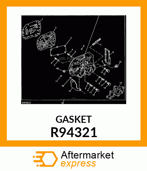 GASKET, SHIFT VALVE HOUSING PLATE R94321