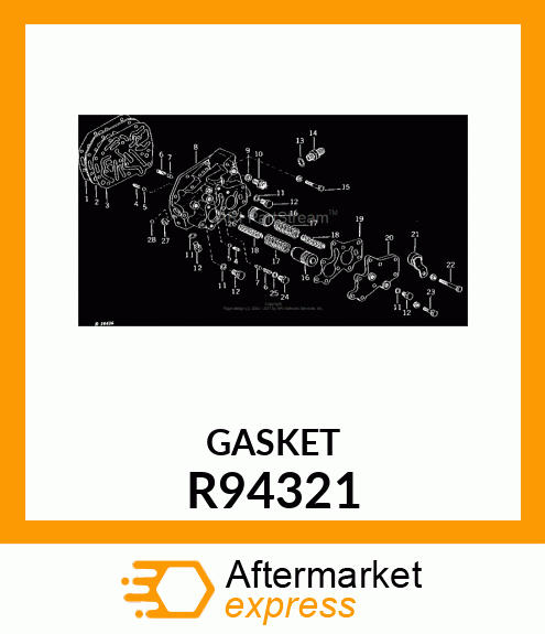 GASKET, SHIFT VALVE HOUSING PLATE R94321