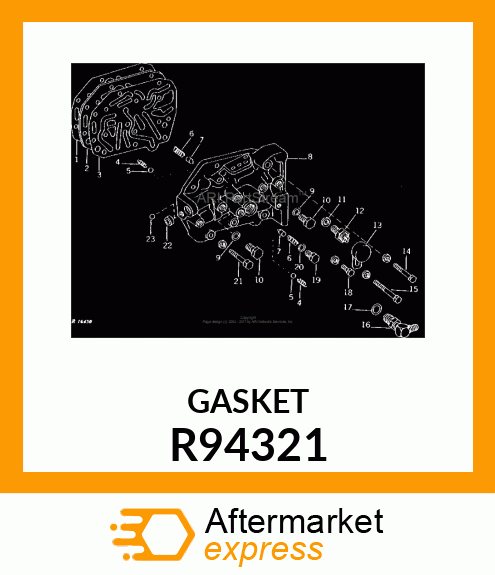 GASKET, SHIFT VALVE HOUSING PLATE R94321