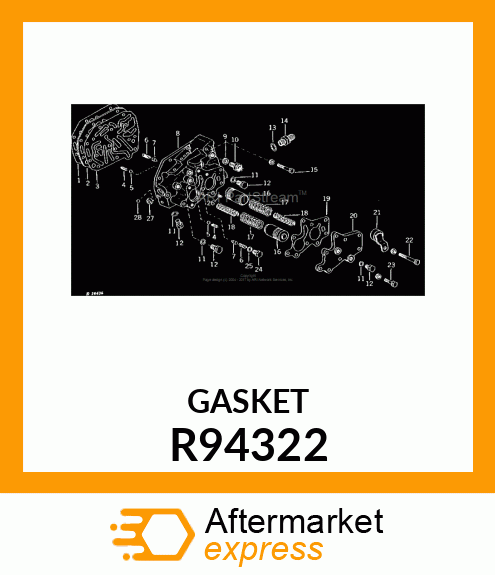 GASKET,TRANS CONTROL VALVE HSG R94322